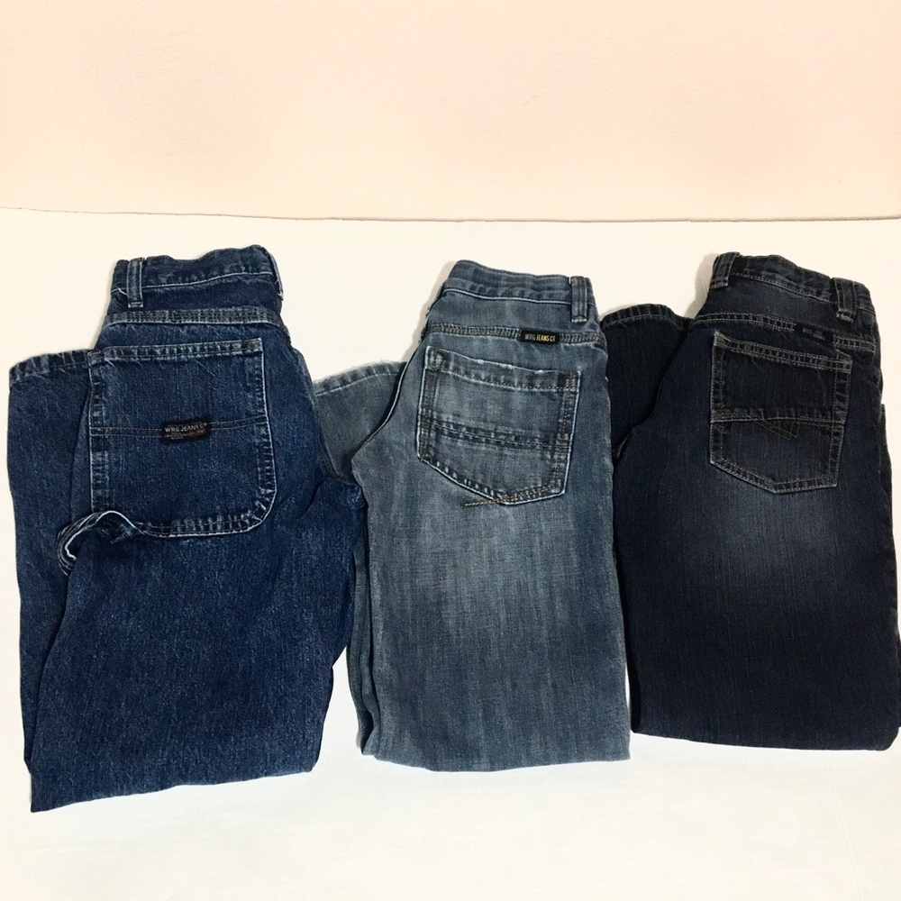 Wrangler Boys Jeans Size 12 Set of 3